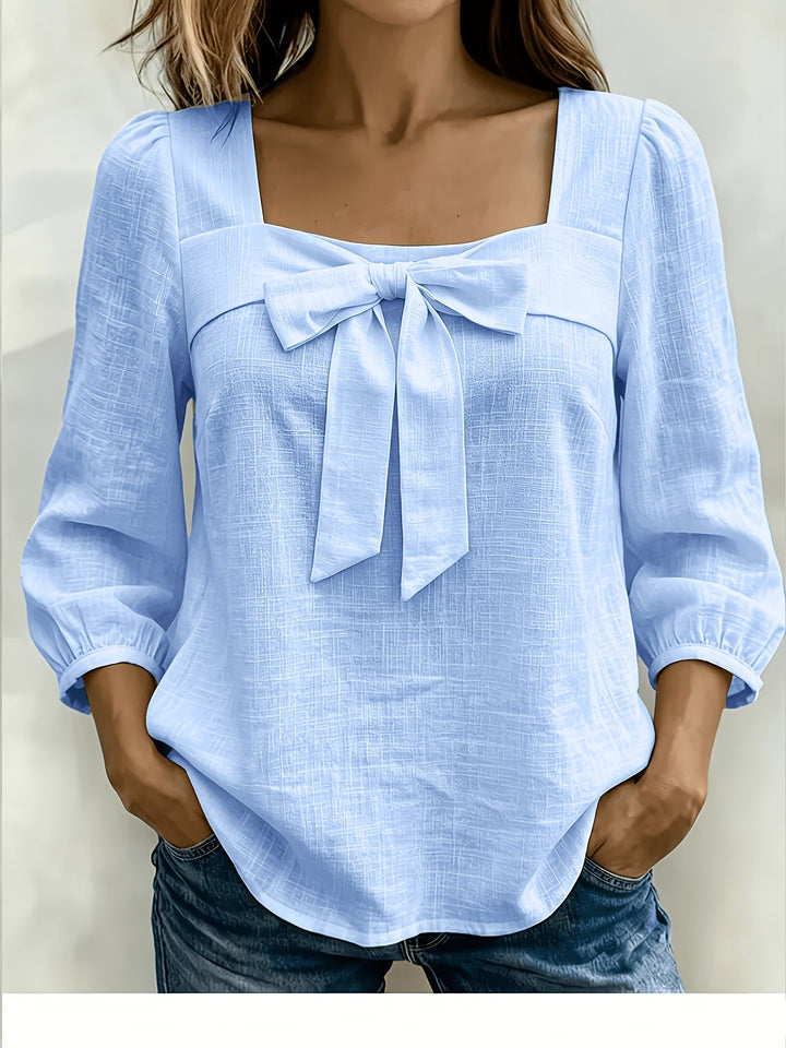 Monnie - Chemise Décontractée D'été À Nœud