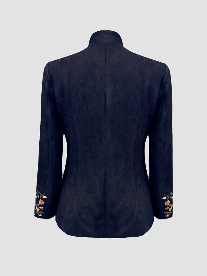 Anisaa - Veste Élégante À Col Montant