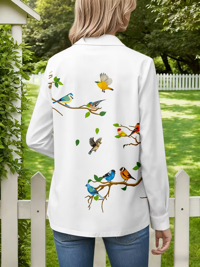 Joena - Chemise Imprimée À Manches Longues