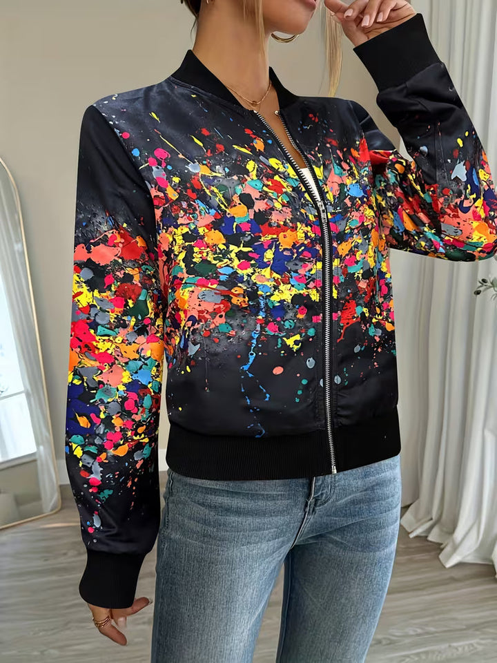 Riena - Veste À Imprimé Tie-dye Aux Couleurs Vives