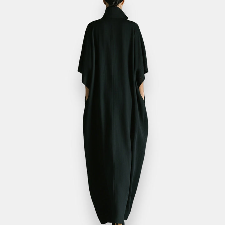Maricel - Robe À Col Montant Et Poches Latérales