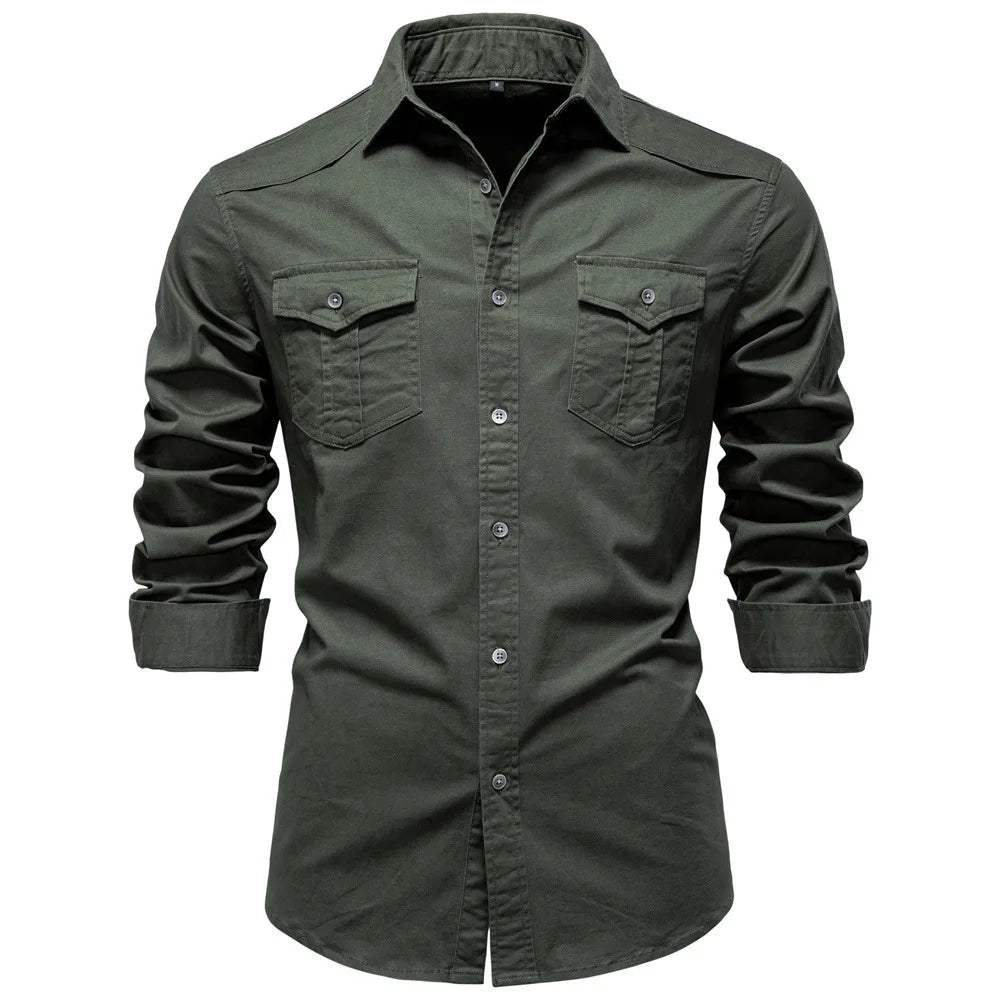 Sampath - Chemise en Coton À Manches Longues