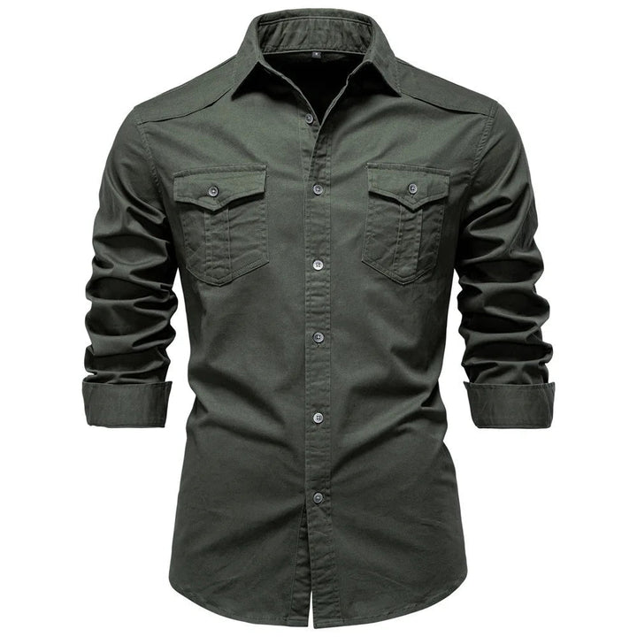 Sampath - Chemise en Coton À Manches Longues