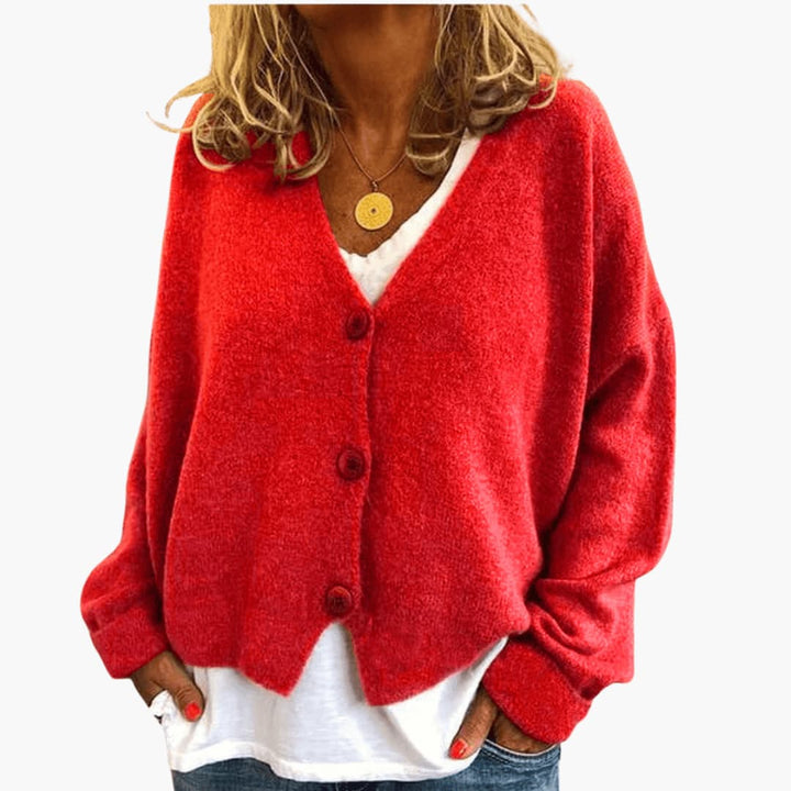 Gwen - Cardigan en Maille À Manches Longues