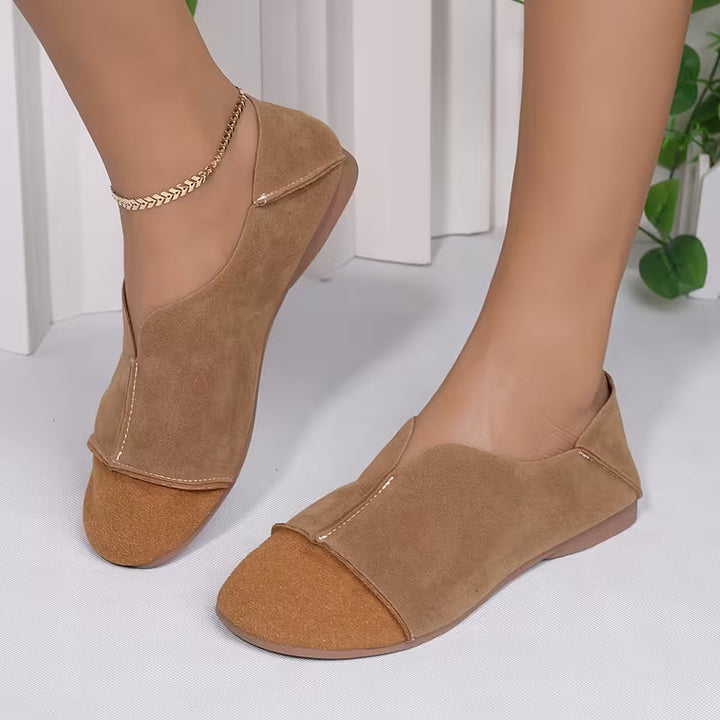Bethan - Chaussures Plates Souples et Pliables à Bout Carré