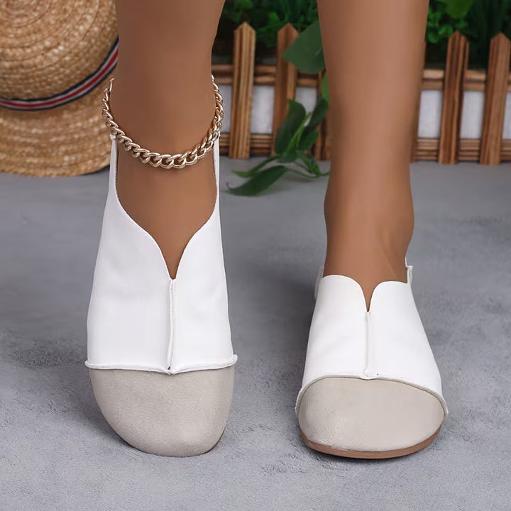 Bethan - Chaussures Plates Souples et Pliables à Bout Carré