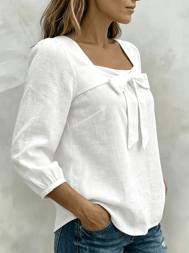 Monnie - Chemise Décontractée D'été À Nœud