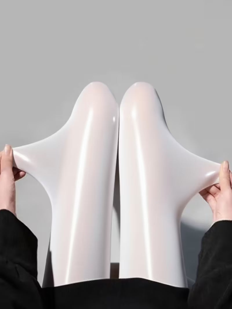 Bekah - Collants Extensibles Brillants Avec Pied