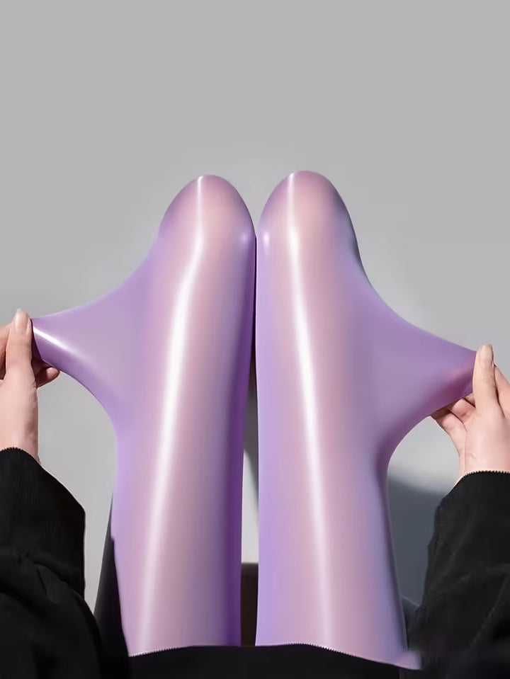 Bekah - Collants Extensibles Brillants Avec Pied