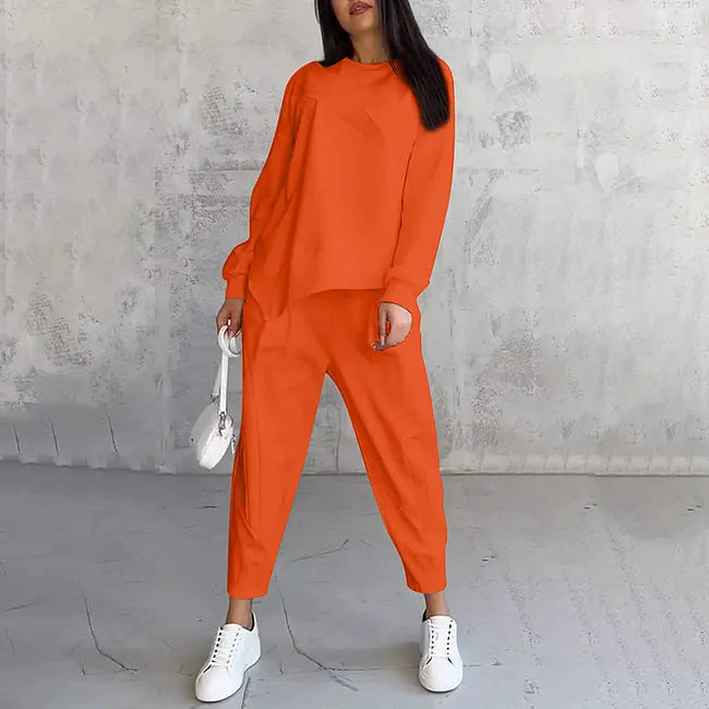 Tashia - Ensemble Décontracté Composé d'un Sweat à Manches Longues et d'un Pantalon de Jogging
