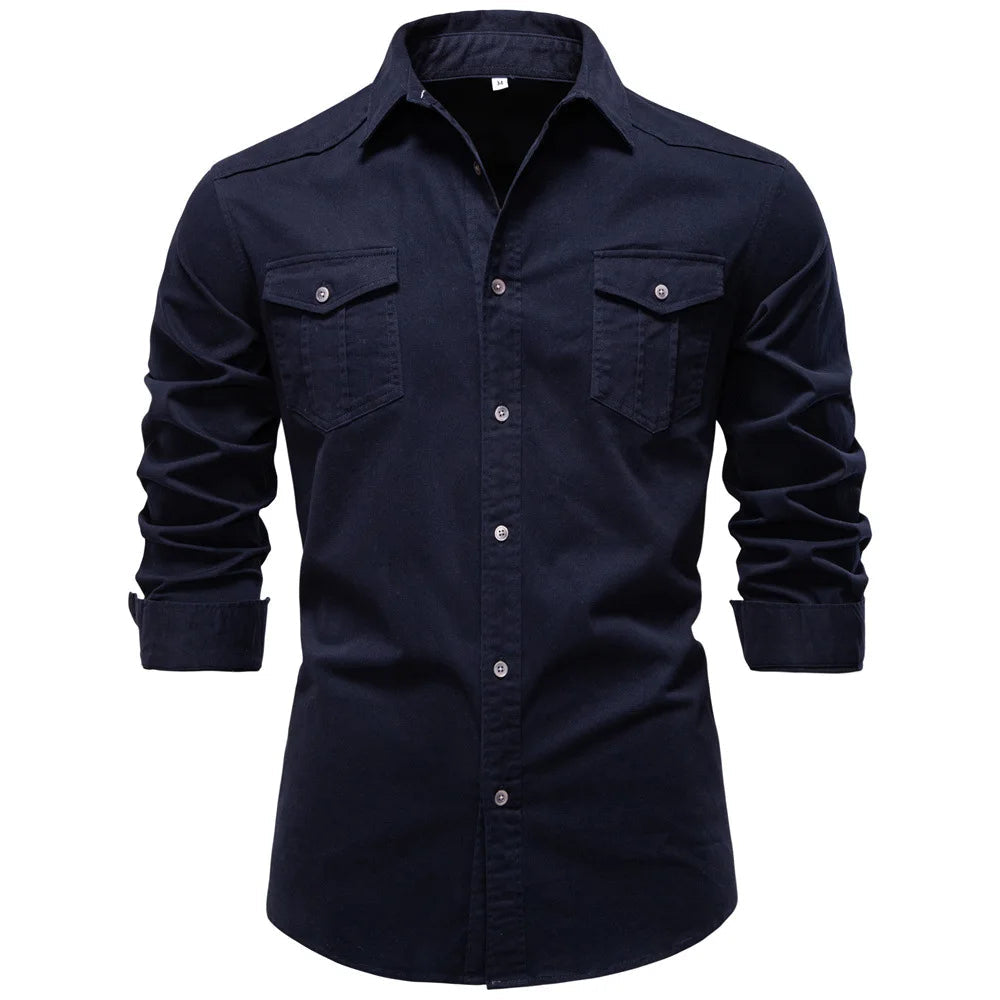 Sampath - Chemise en Coton À Manches Longues