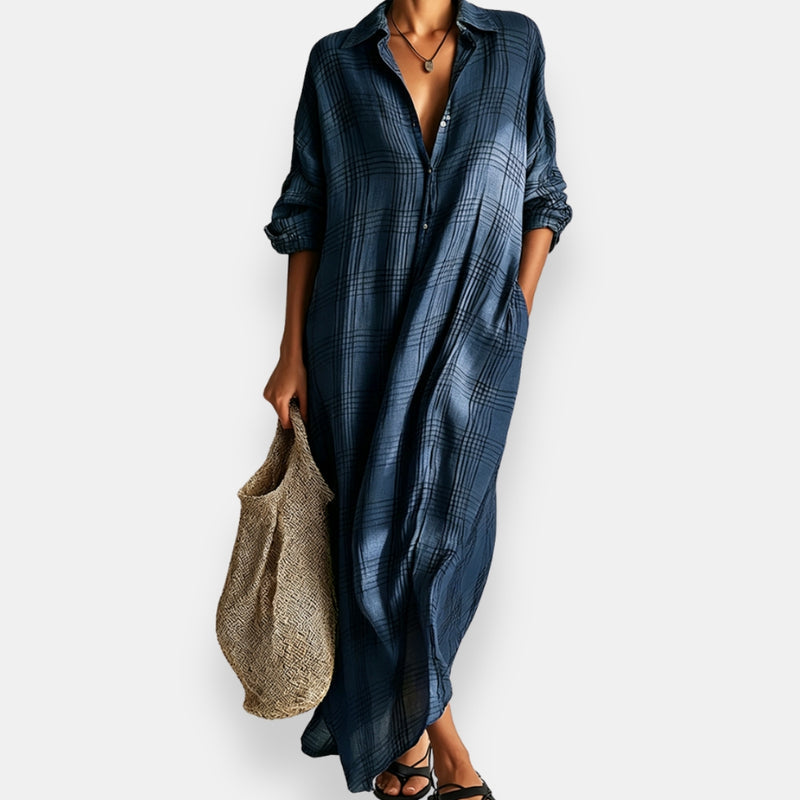 Massiel - Robe Chemise À Carreaux