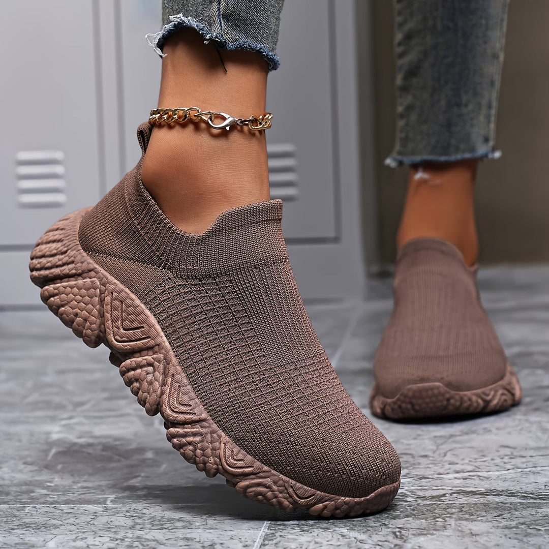 Elisha - Chaussures Tricotées À Semelle Épaisse