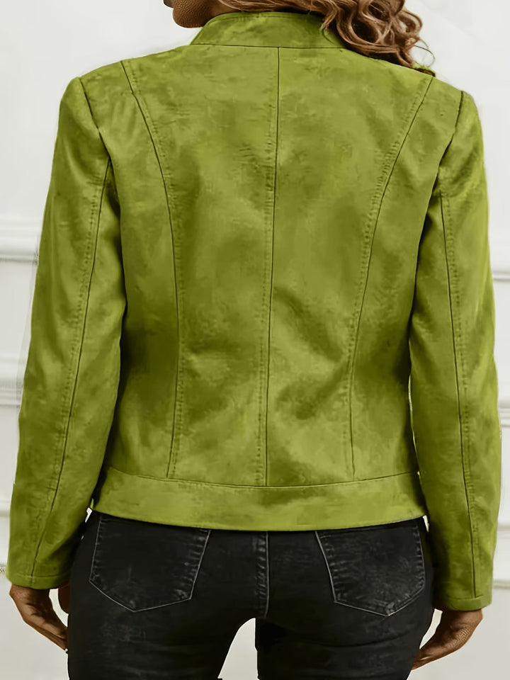 Amina - Veste À Manches Longues Avec Fermeture Éclair