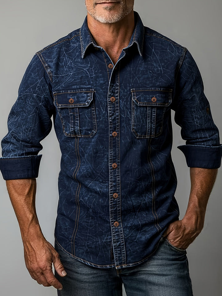 Dolvin - Chemise Décontractée À Manches Longues Avec Double Poche