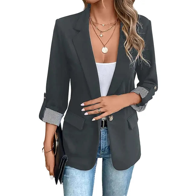 Rigieta - Blazer Décontracté À Double Boutonnage