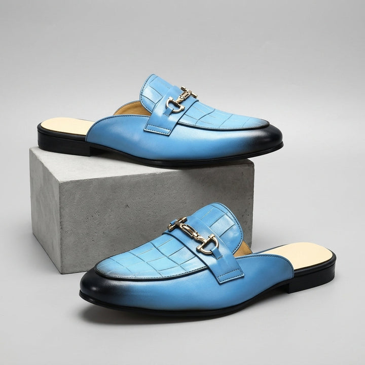 Idris - Chaussures en Cuir Ouvertes À L'arrière