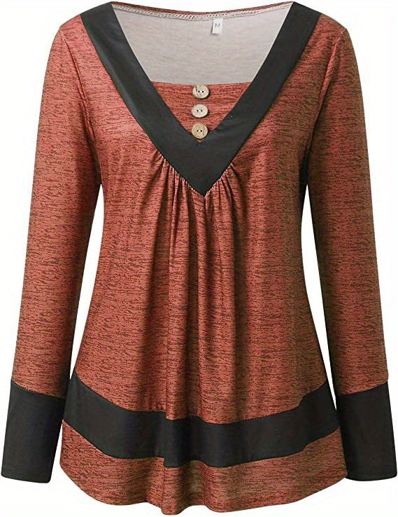 Grisel - T-shirt Évasé Élégant