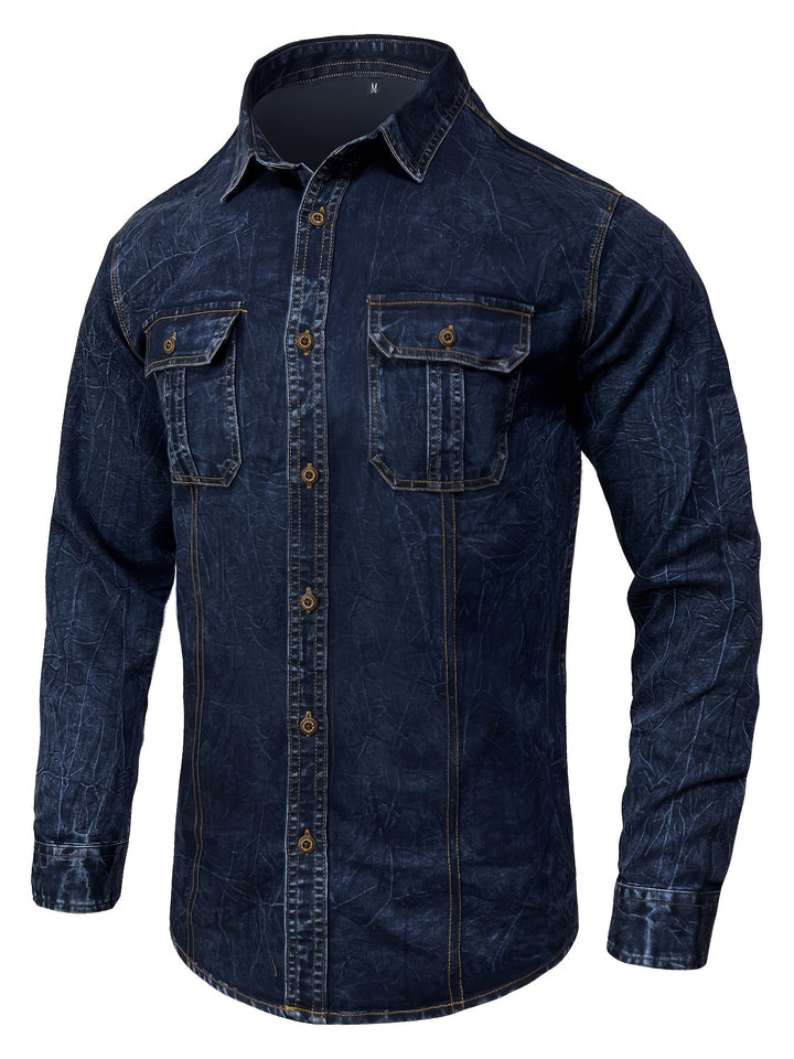 Dolvin - Chemise Décontractée À Manches Longues Avec Double Poche
