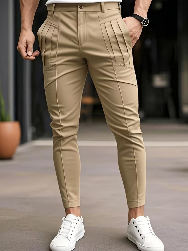 Altmann - Pantalon Slim à Poches et Plis