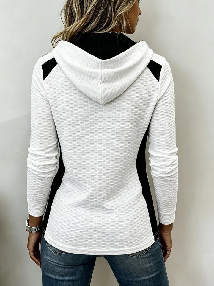 Karine - Hoodie Décontracté À Manches Longues