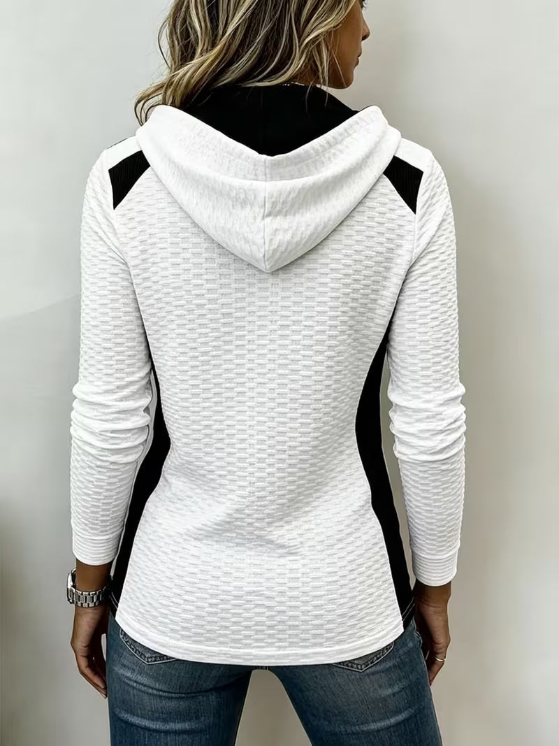 Leinea - Sweat À Capuche Texturé À Blocs De Couleur