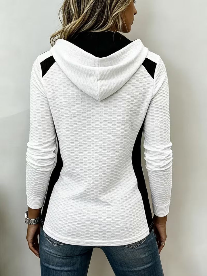 Leinea - Sweat À Capuche Texturé À Blocs De Couleur