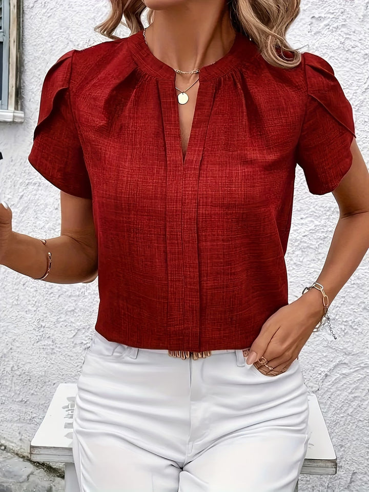 Kacey - T-shirt À Manches Courtes Et Col en V