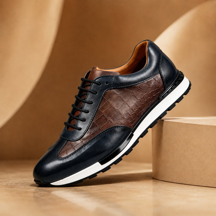 Hubert - Baskets en Cuir à Lacets