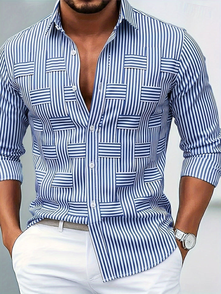 Emmerson - Chemise Vintage À Rayures Et Manches Longues
