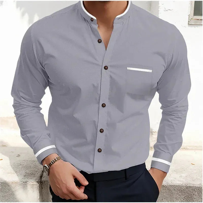 Askar - Chemise à Manches Longues Et Boutons