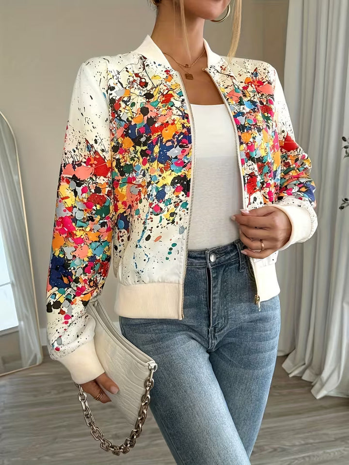 Riena - Veste À Imprimé Tie-dye Aux Couleurs Vives