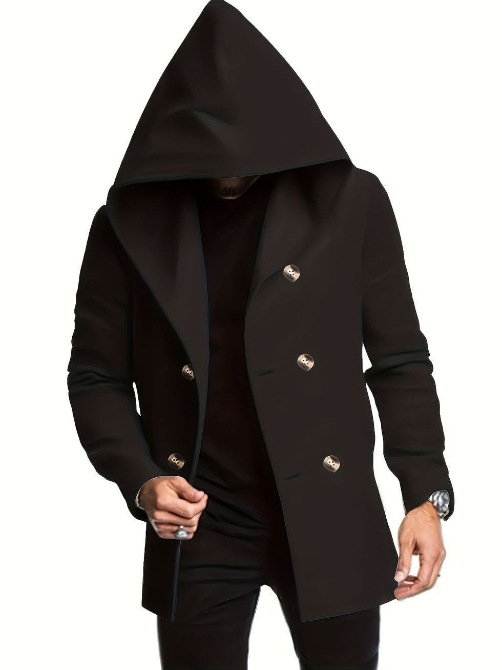 Crips - Manteau À Capuche Et À Double Boutonnage