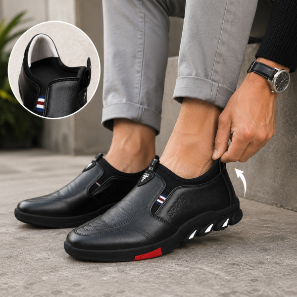Thornton - Chaussures en Cuir élégantes à Enfiler