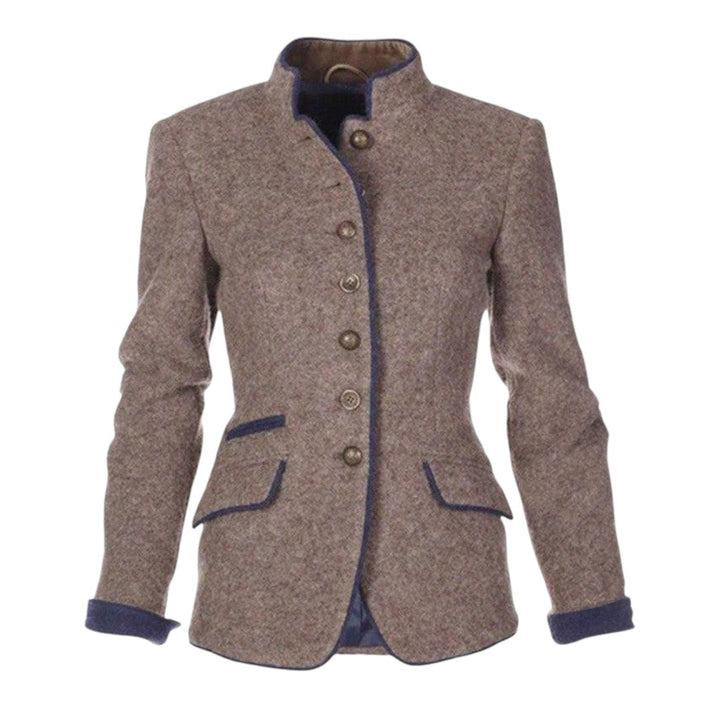 Nysha - Blazer à Col Montant Heritage