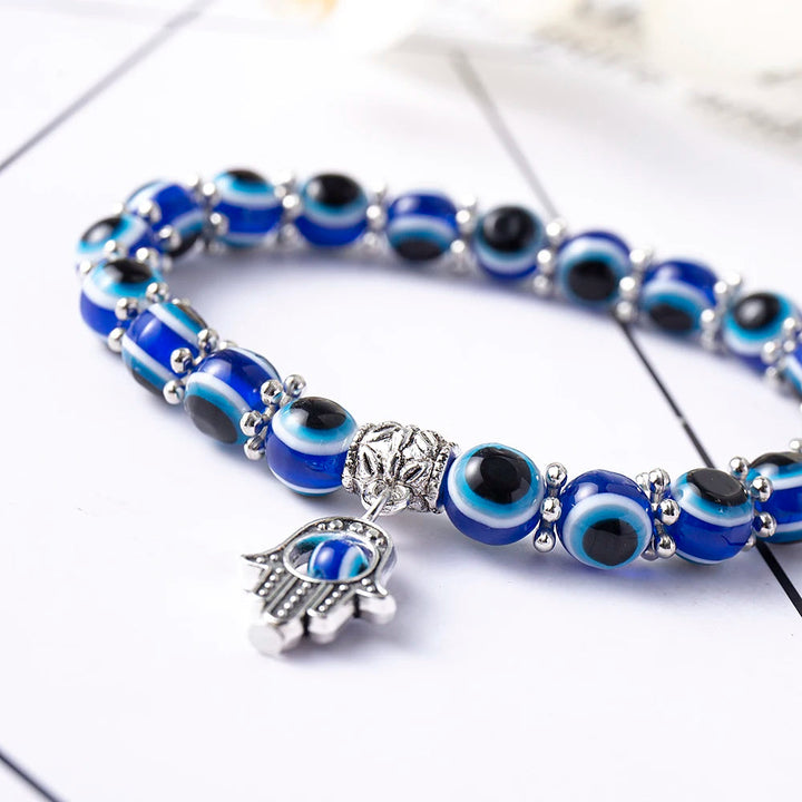 Eliani - Bracelet De Cheville Saphira Avec Breloques « Œil Maléfique »