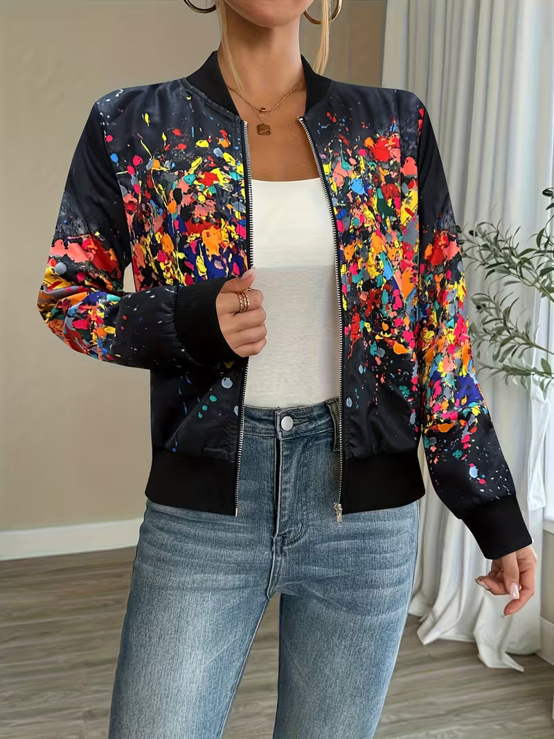 Riena - Veste À Imprimé Tie-dye Aux Couleurs Vives