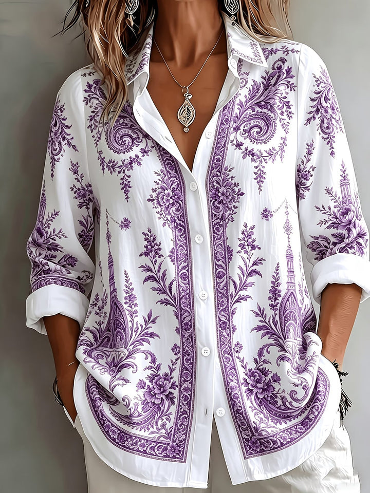 Aldana - Chemise À Manches Longues Boutonnée