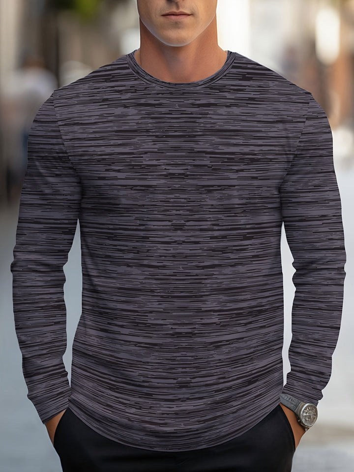 Alir - Chemise Décontractée À Manches Longues Et Rayée