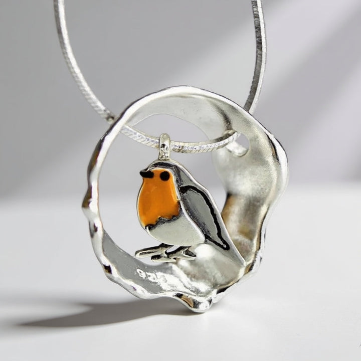 Lien - Collier Avec Pendentif Robin