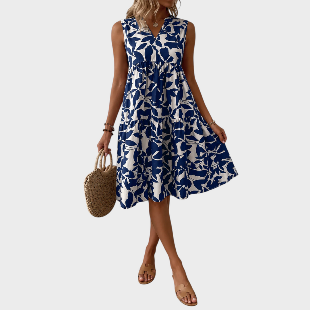 Soomin - Robe D'été Décontractée À Motifs Floraux
