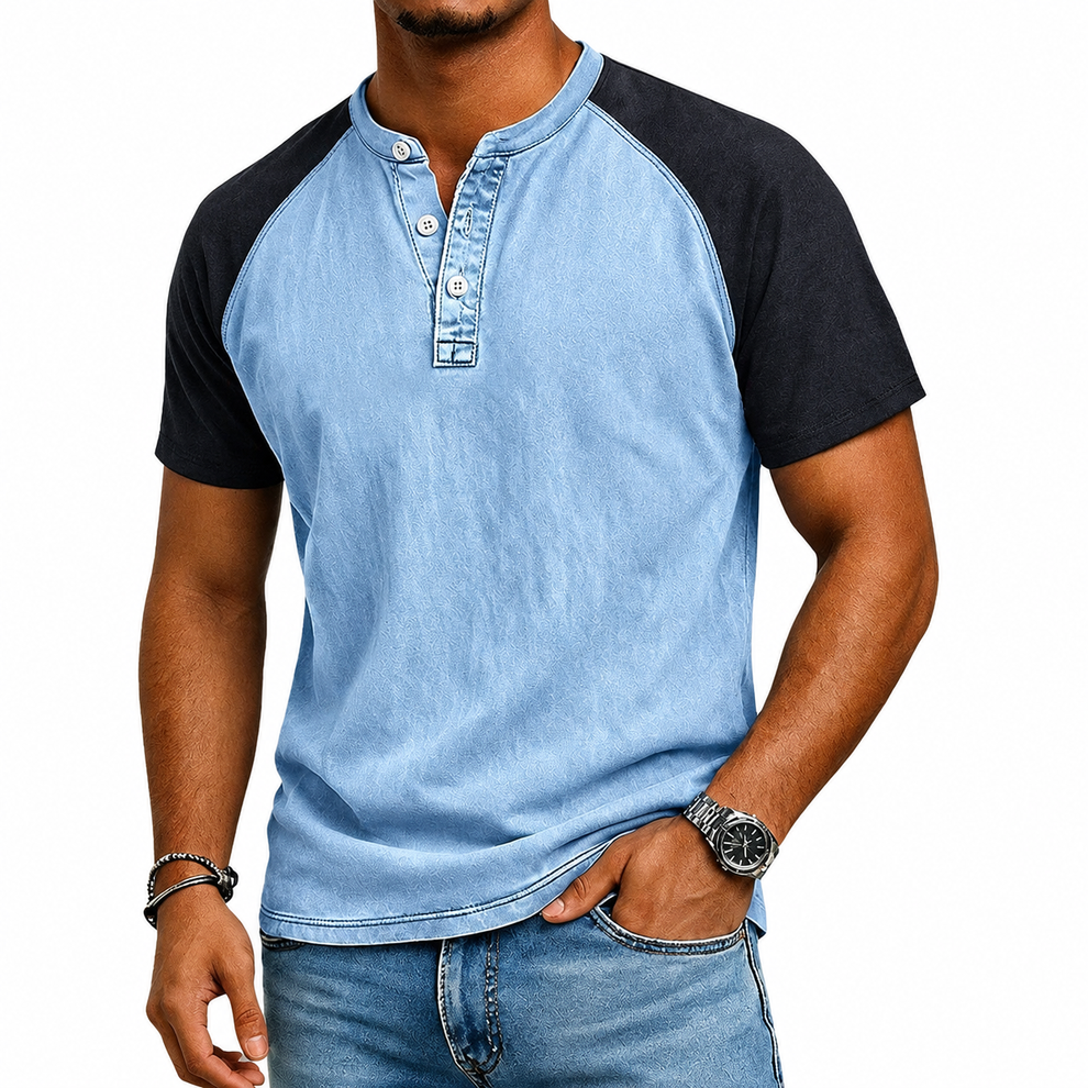 Roeland - T-Chemise Vintage Bicolore