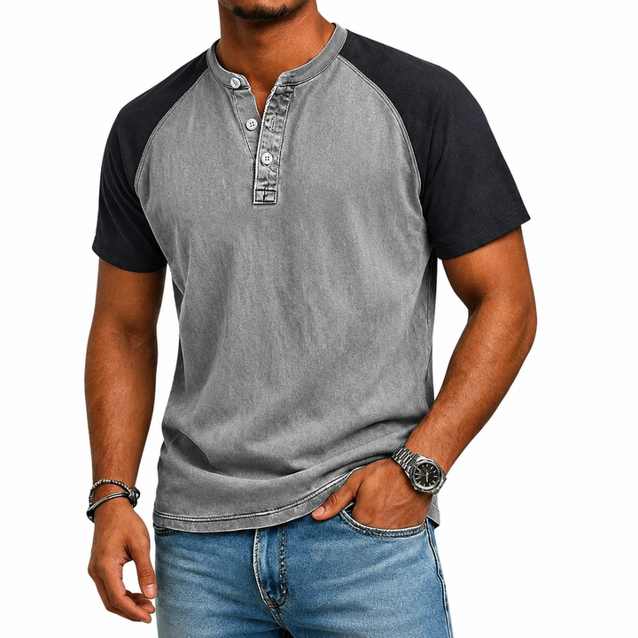 Roeland - T-Chemise Vintage Bicolore