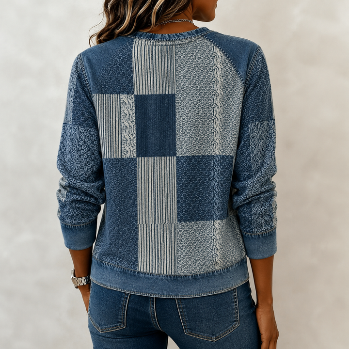 Dievina - Sweat-chemise en Denim Vintage