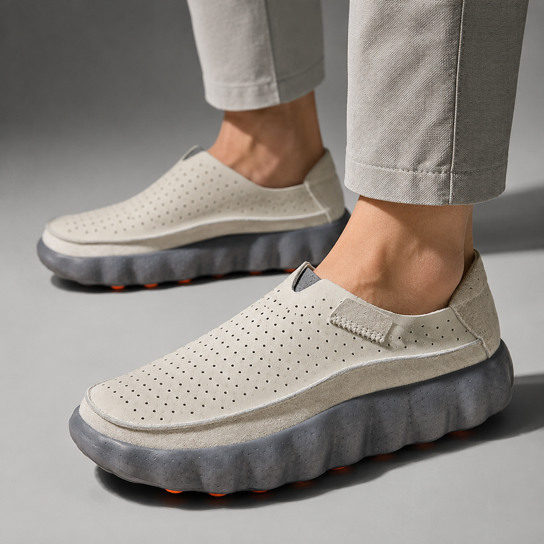 Sameth - Chaussures Sans Lacets Perforées à Semelle Souple