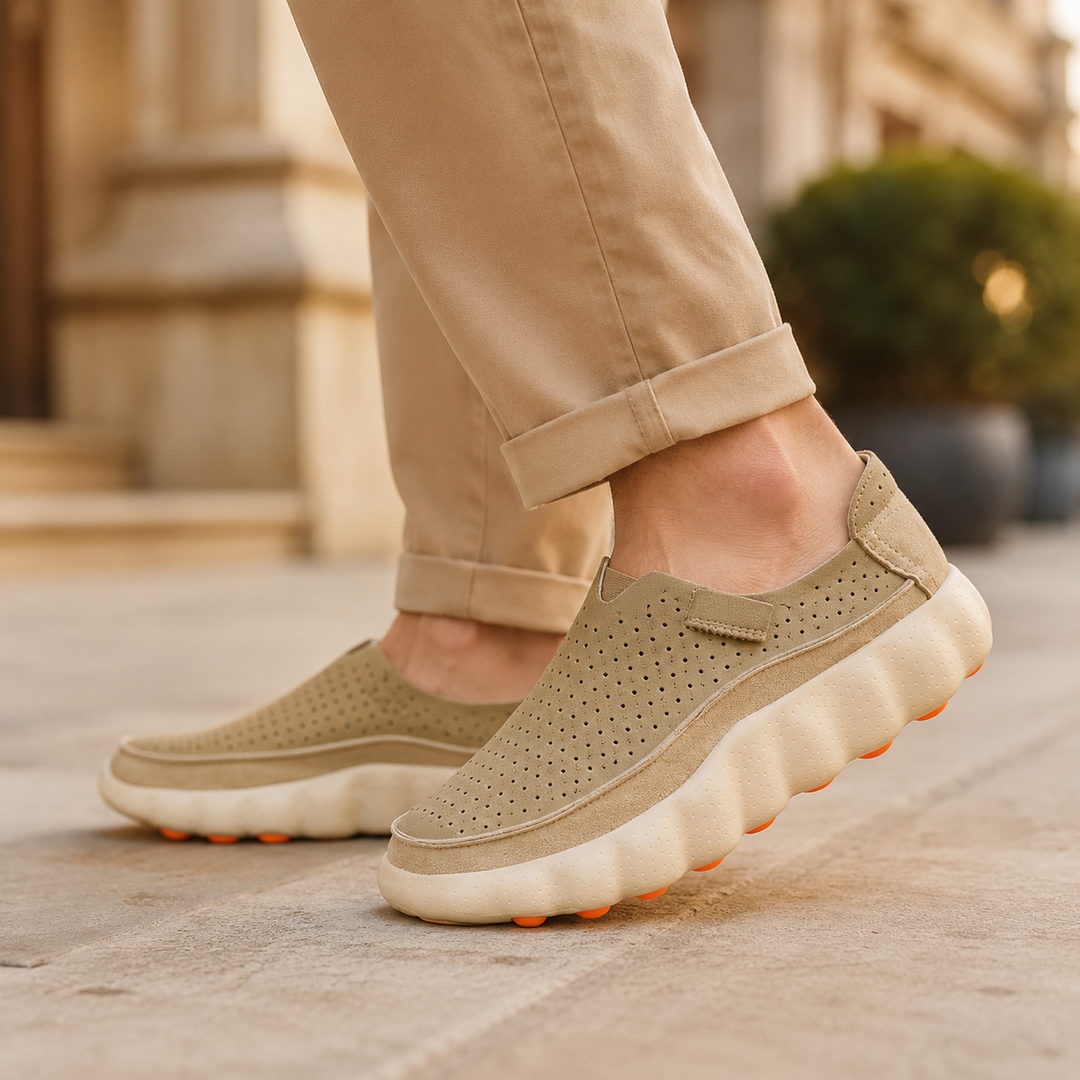 Sameth - Chaussures Sans Lacets Perforées à Semelle Souple