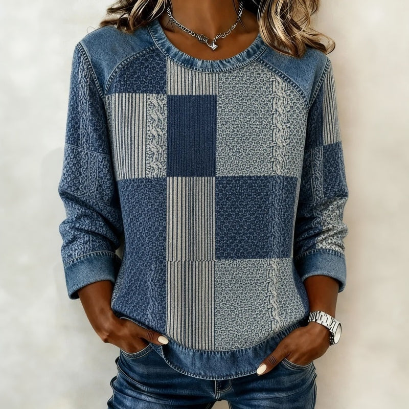 Dievina - Sweat-chemise en Denim Vintage