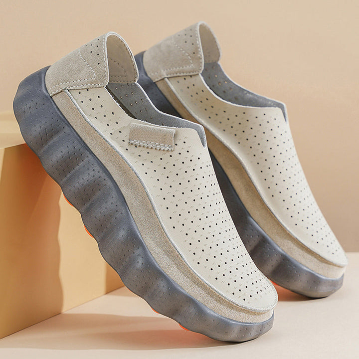 Sameth - Chaussures Sans Lacets Perforées à Semelle Souple