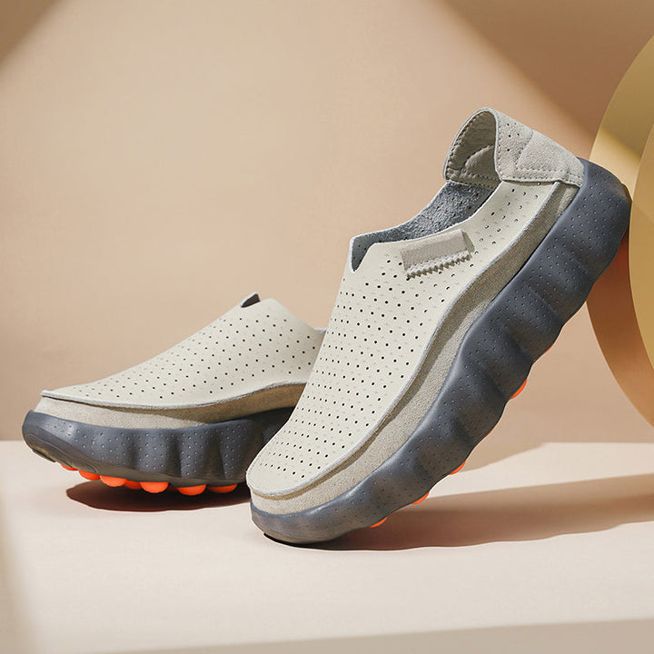 Sameth - Chaussures Sans Lacets Perforées à Semelle Souple