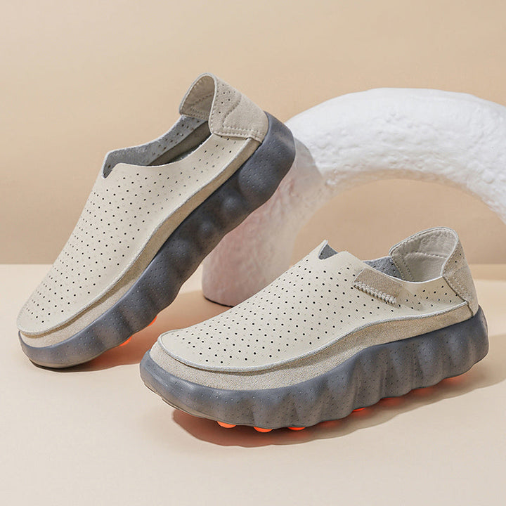 Sameth - Chaussures Sans Lacets Perforées à Semelle Souple